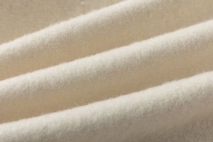 Beige sweatshirt met ‘flowers’-borduursel